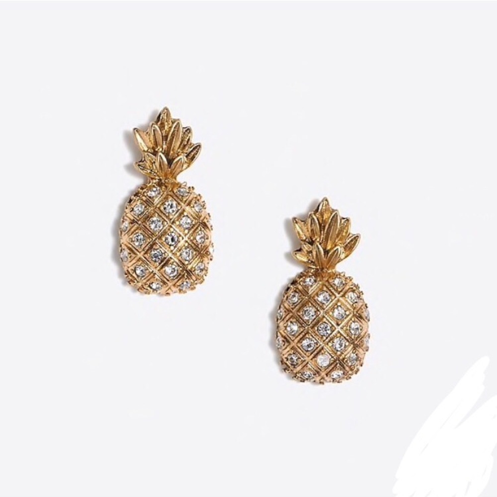 NWT J. Crew pineapple earrings